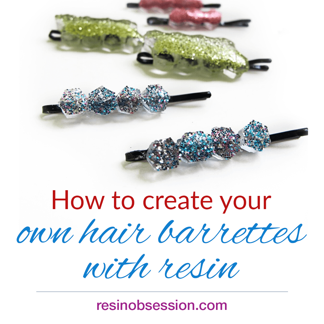 4 Sakura Shaker Barrettes Long Row Style With or Without Clips Silicone Mold for RESIN Casting