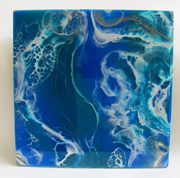 ocean resin painting