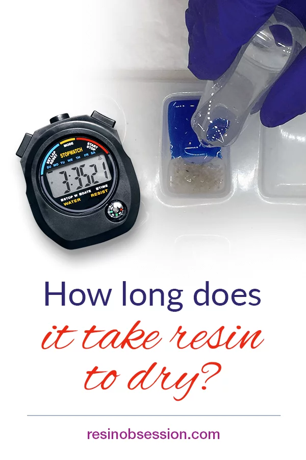 Resin cure times explained