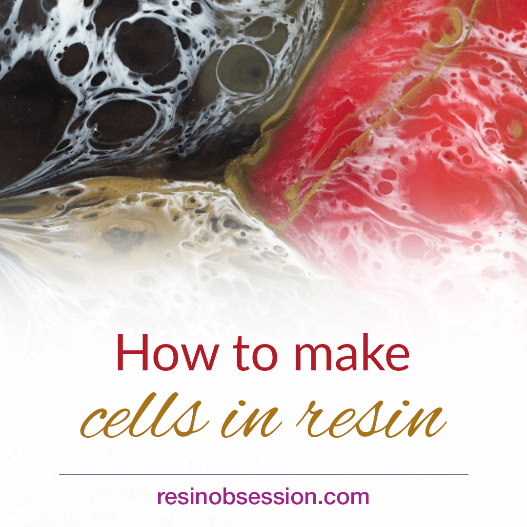 How to get cells in resin – Create cells in resin paintings