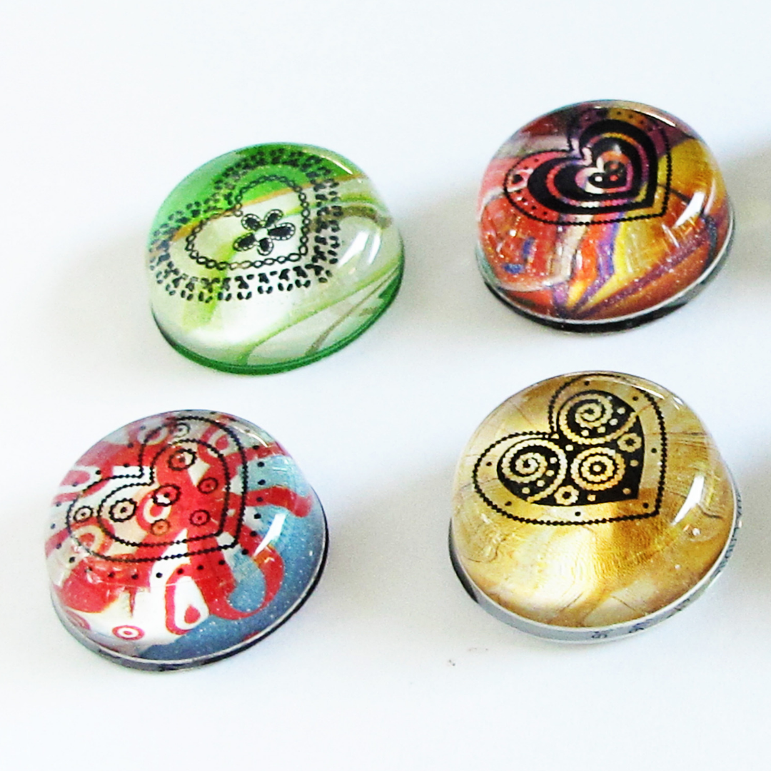 resin charms made with gift cards