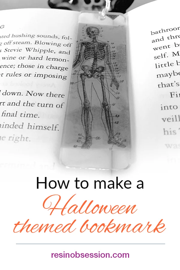 how to make a resin bookmark