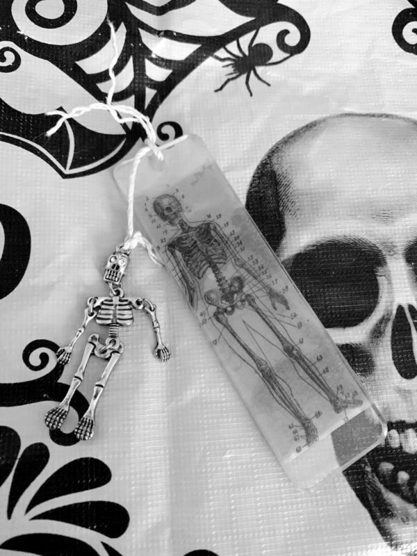 skeleton bookmark