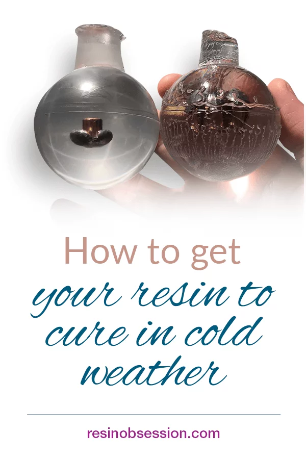 How to get your epoxy resin to cure in cold weather
