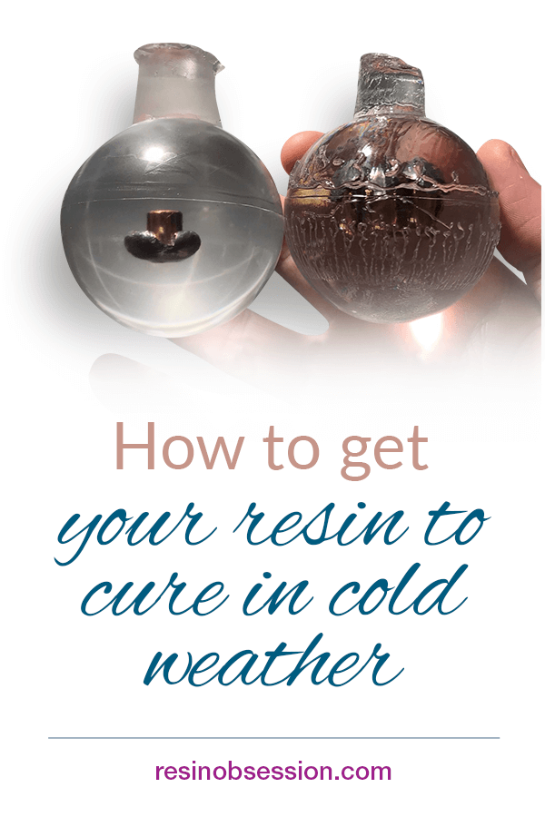 How to get your epoxy resin to cure in cold weather