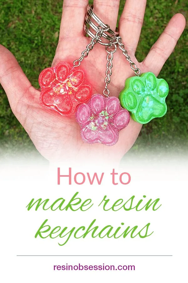How to make resin keychains