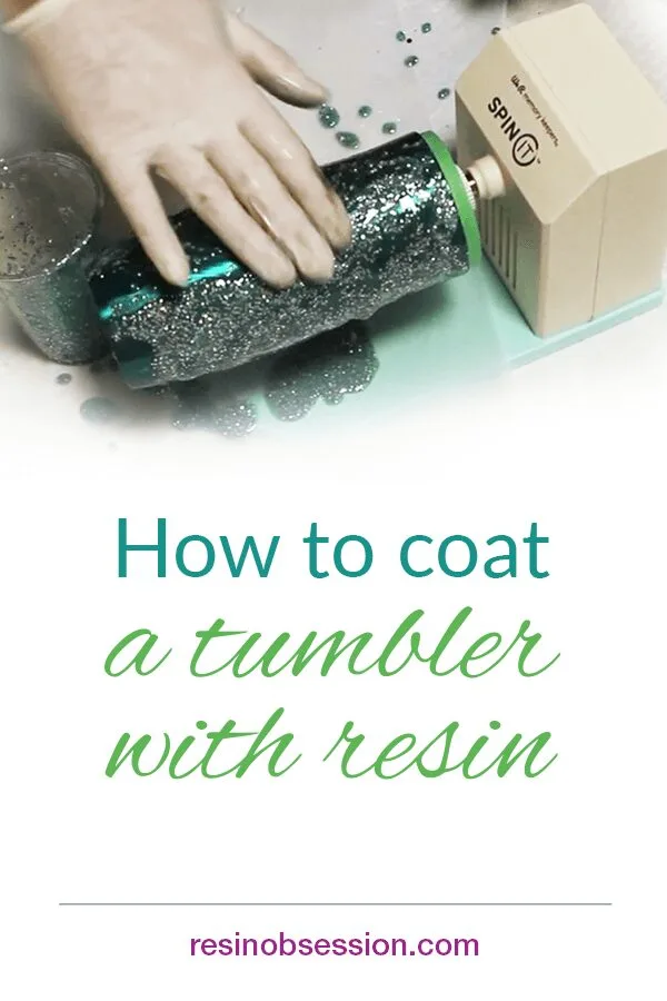 how to epoxy resin a tumbler