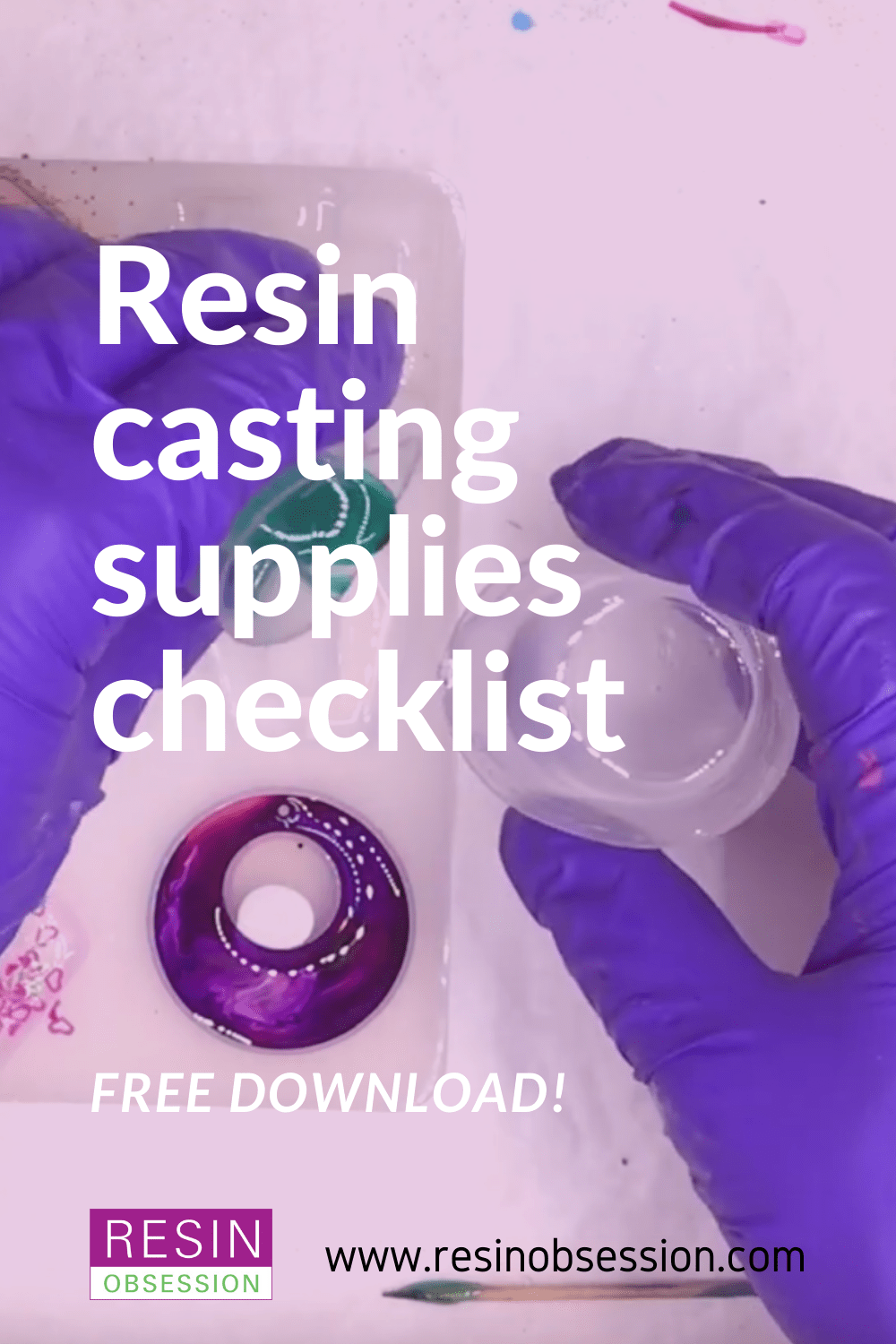 Supplies needed for shop resin jewelry making