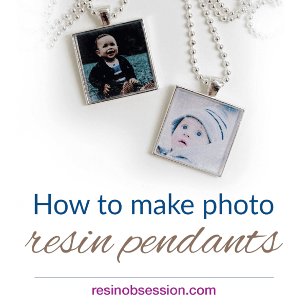 How to make a resin photo pendant