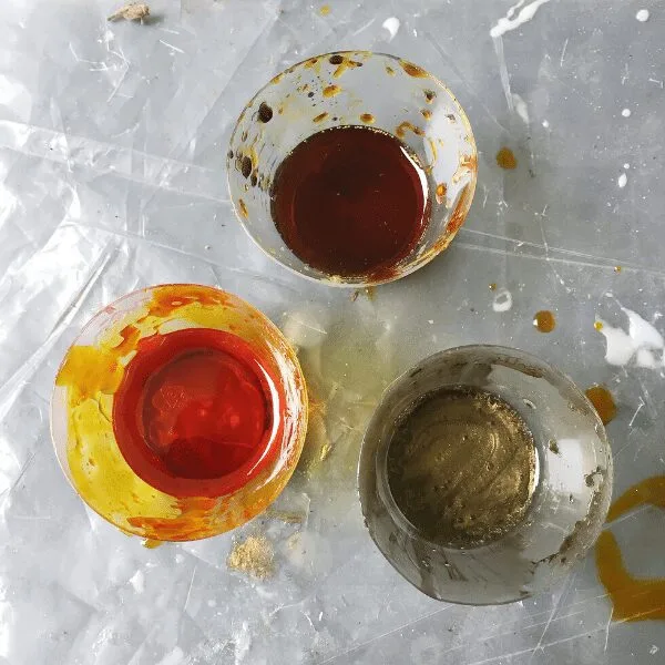 cups of resin color