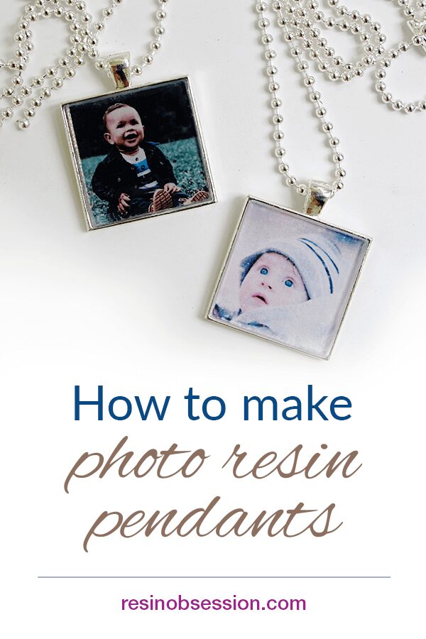 how to make photo resin pendants