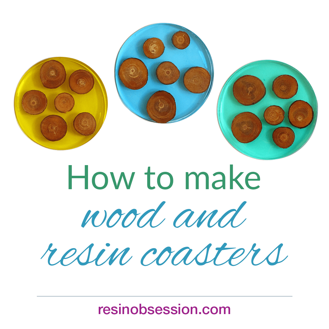 Wood and resin – how to use them together to make coasters