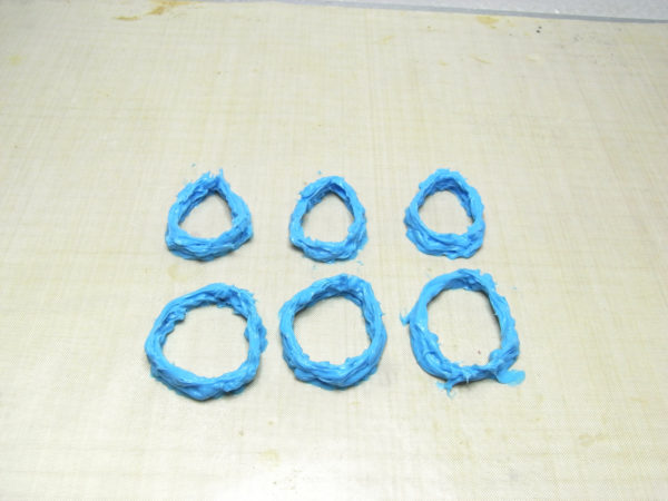 silicone forms for agate slices