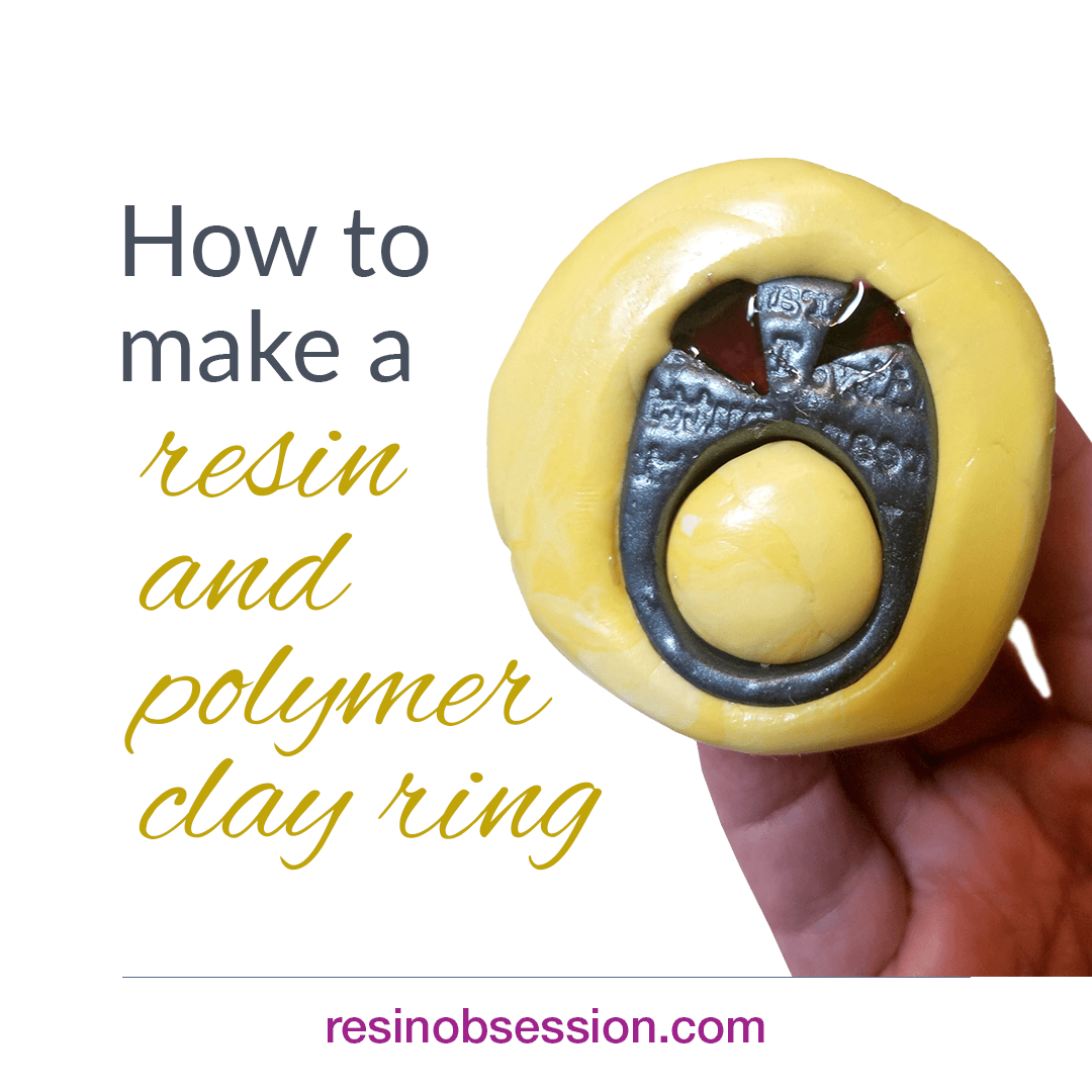How To Combine Resin And Polymer Clay Into A Ring