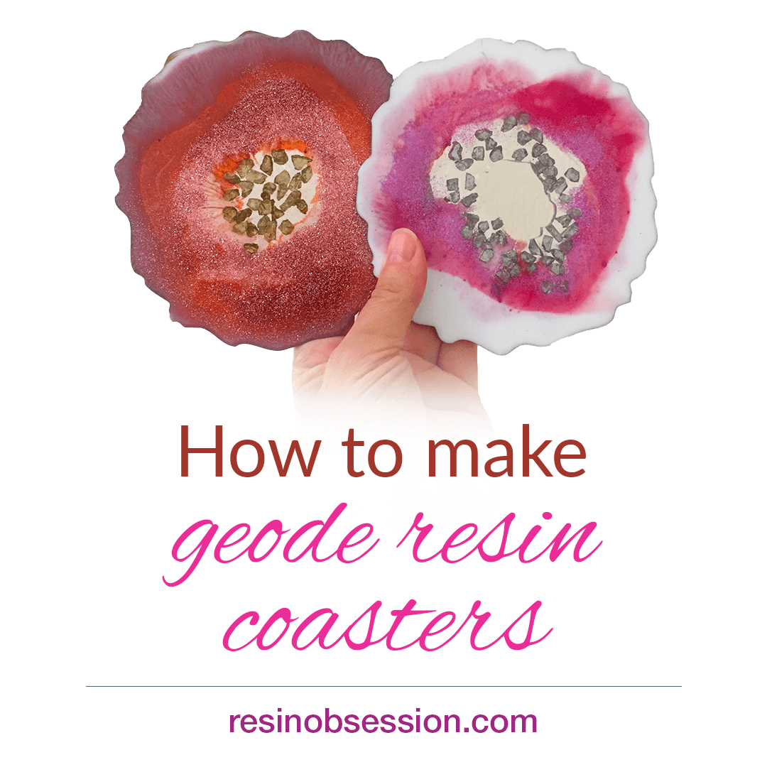 The A to Z of Making Geode Resin Coasters