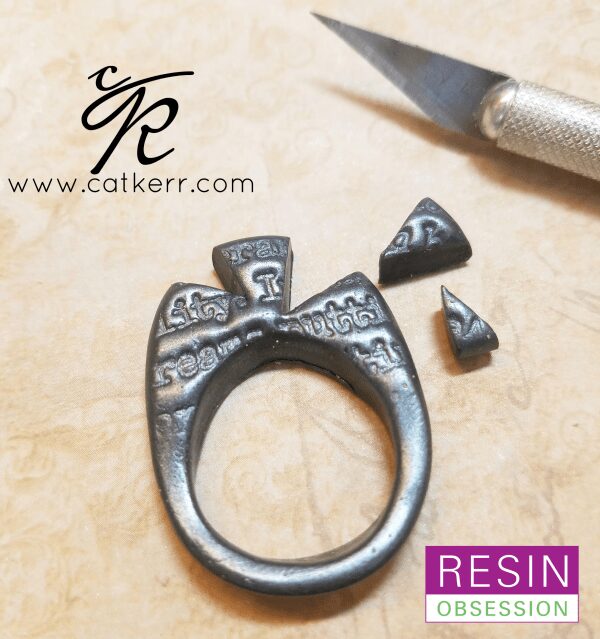 How To Combine Resin And Polymer Clay Into A Ring Resin Obsession