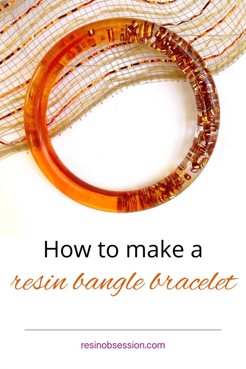 How to make a resin bangle bracelet