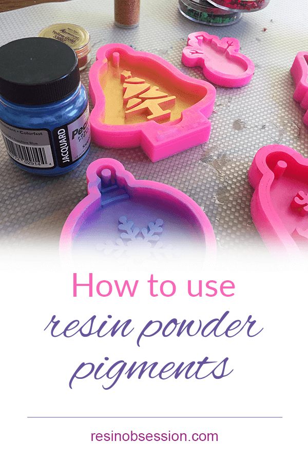 How to use resin color powders