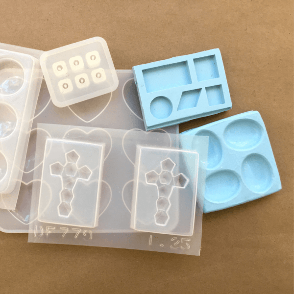 Silicone Glasses Tray With Resin Casting Mold, Epoxy Water Mould