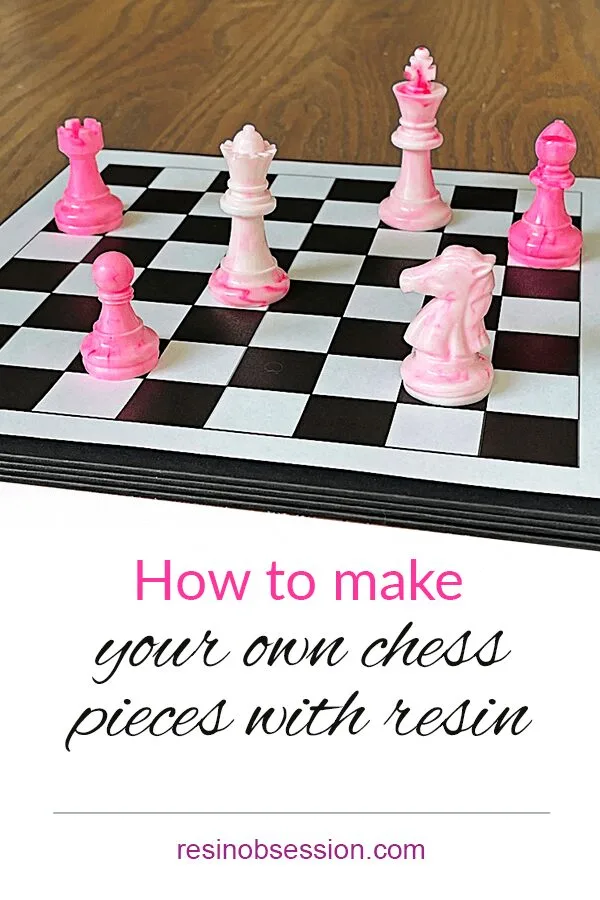 How to make chess pieces with resin