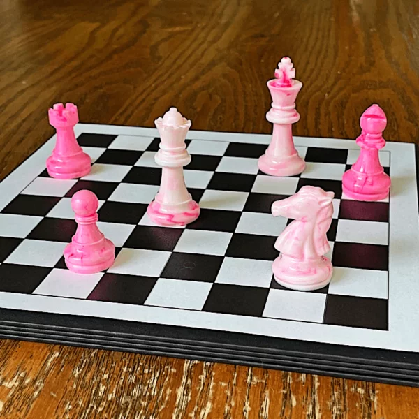 resin chess piece set DIY