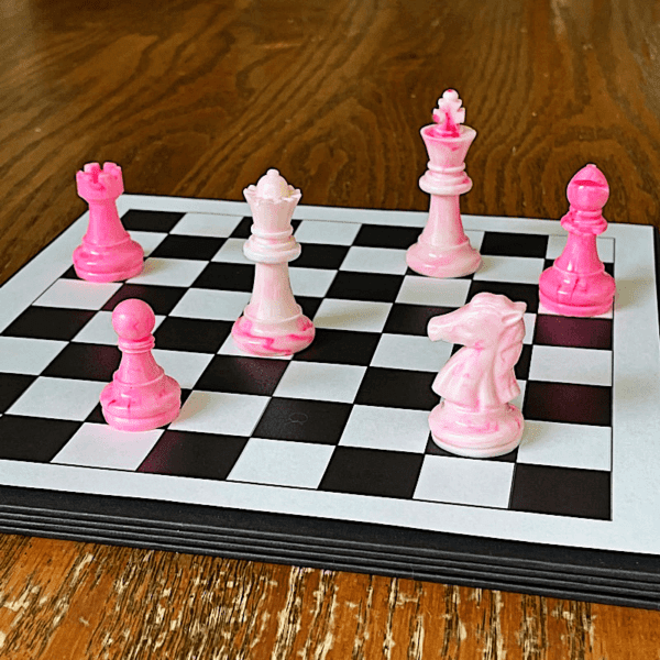 Modern Chess Set Resin Chess Pieces Handmade Unique Chess -  Canada