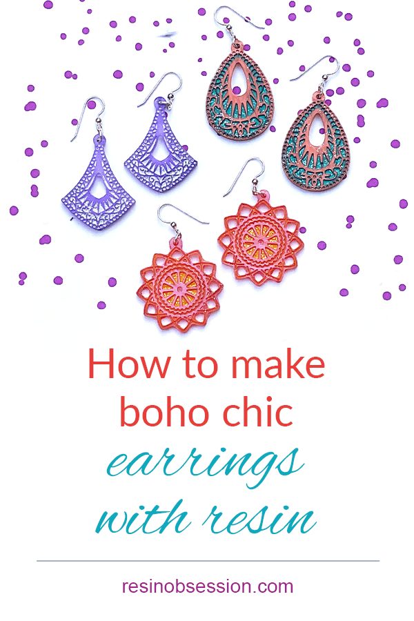 DIY boho chic earrings