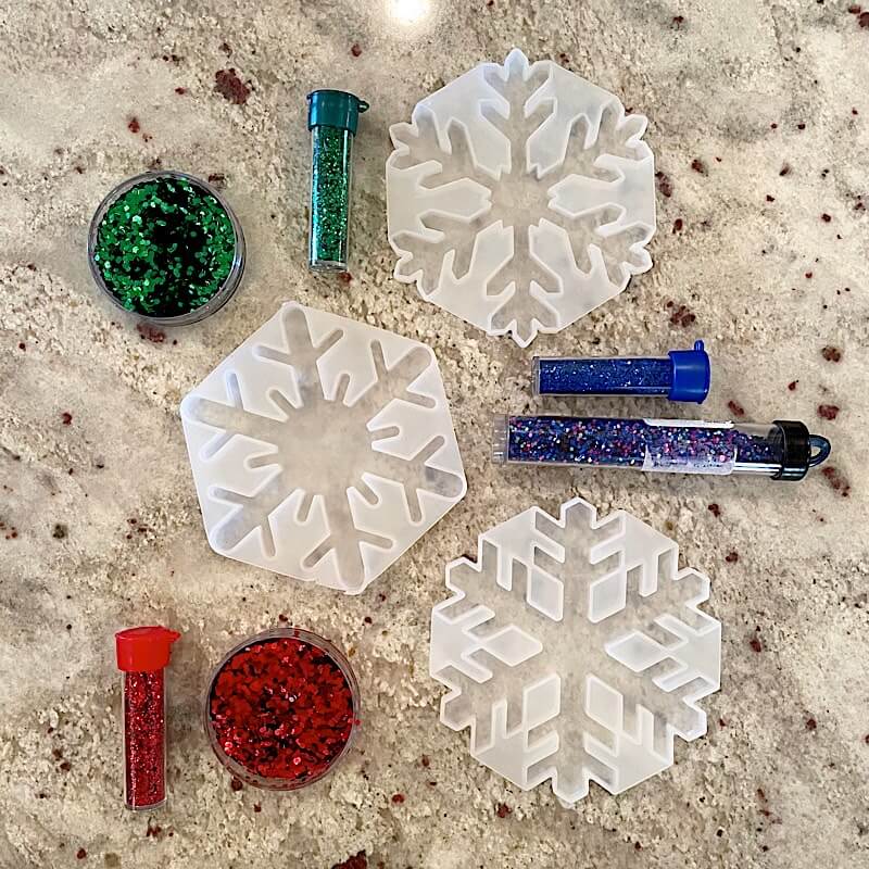 snowflake resin molds