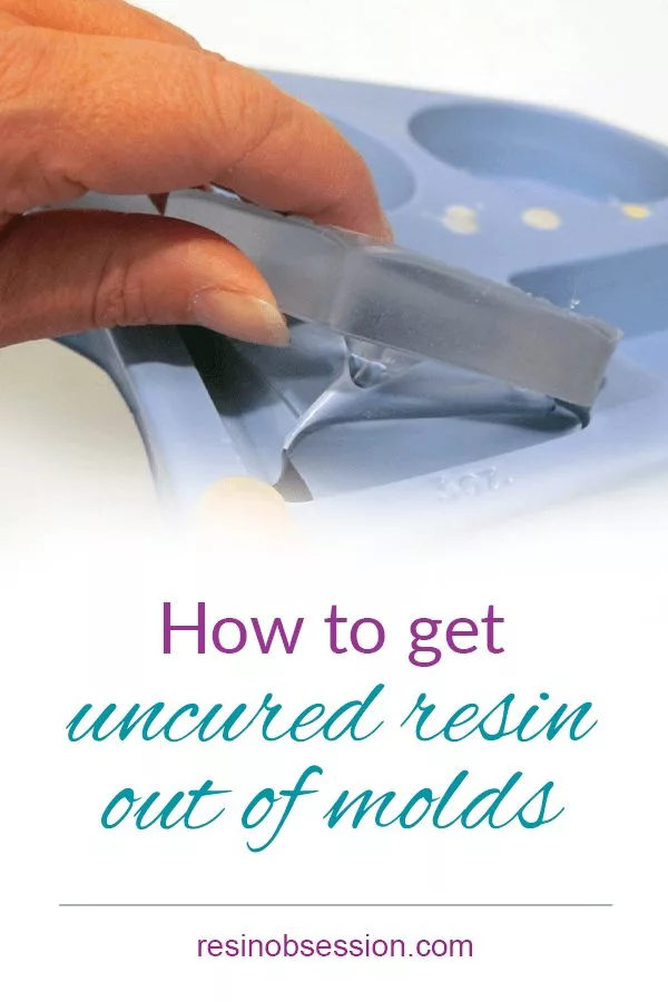 Remove resin stuck in a mold