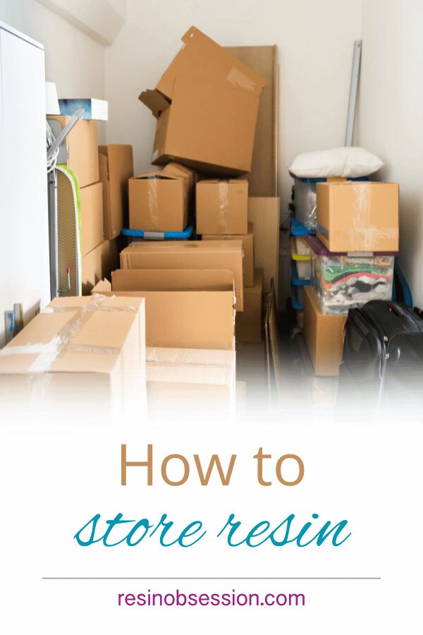 How to store resin
