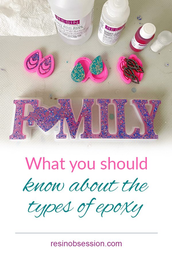 What artists should know about epoxy resin types