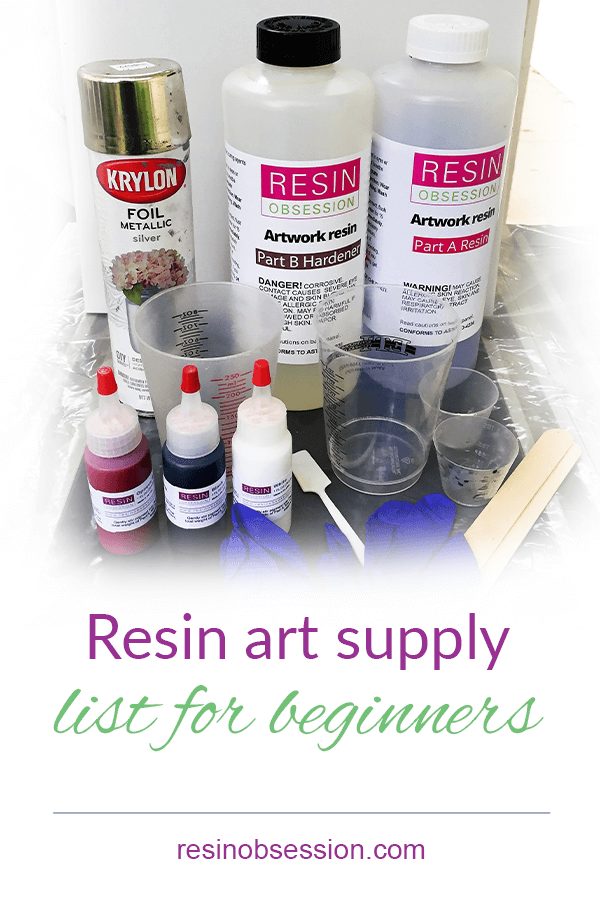 beginner resin art supply list