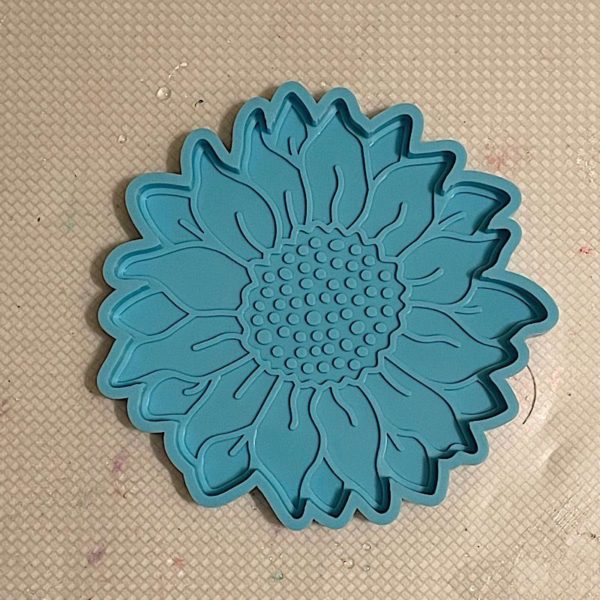 sunflower coaster mold