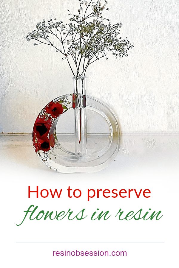 Resin Flower bouquet preservation 