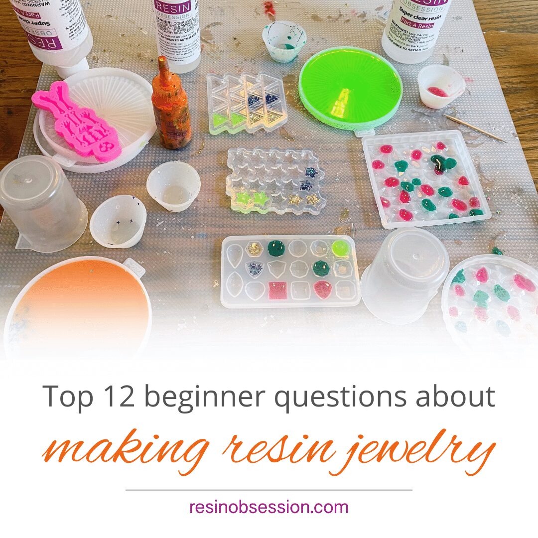 Top 12 Beginner Questions about Making Resin Jewelry