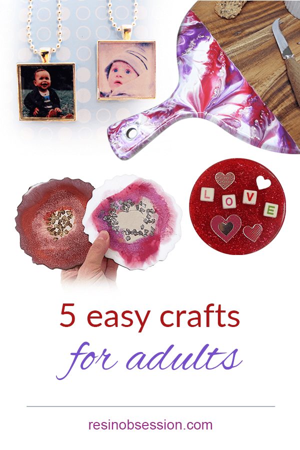 5 easy crafts for adults