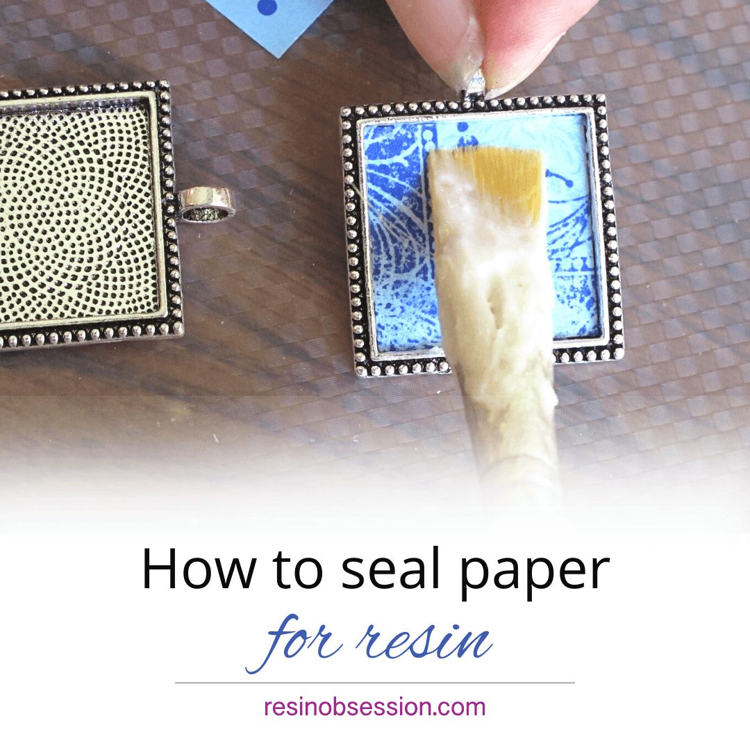 How to Seal Paper for Resin So It Looks Its Best