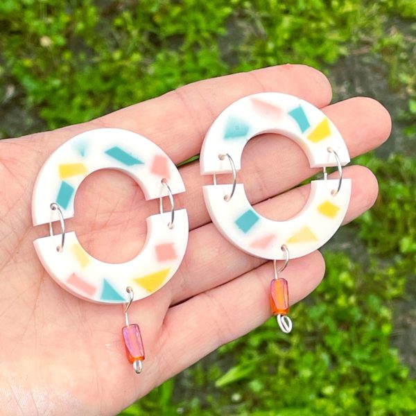 diy terrazzo jewelry