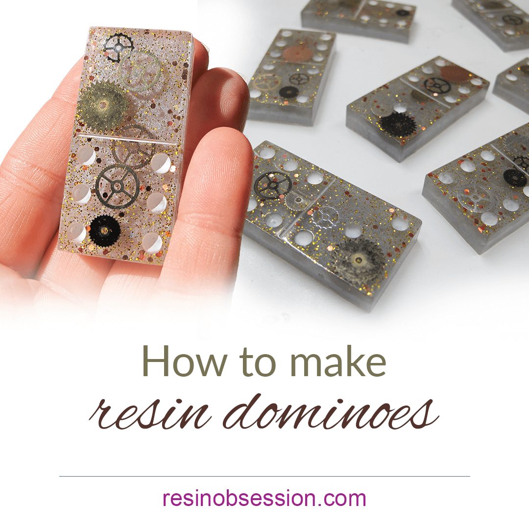 how to make resin dominoes