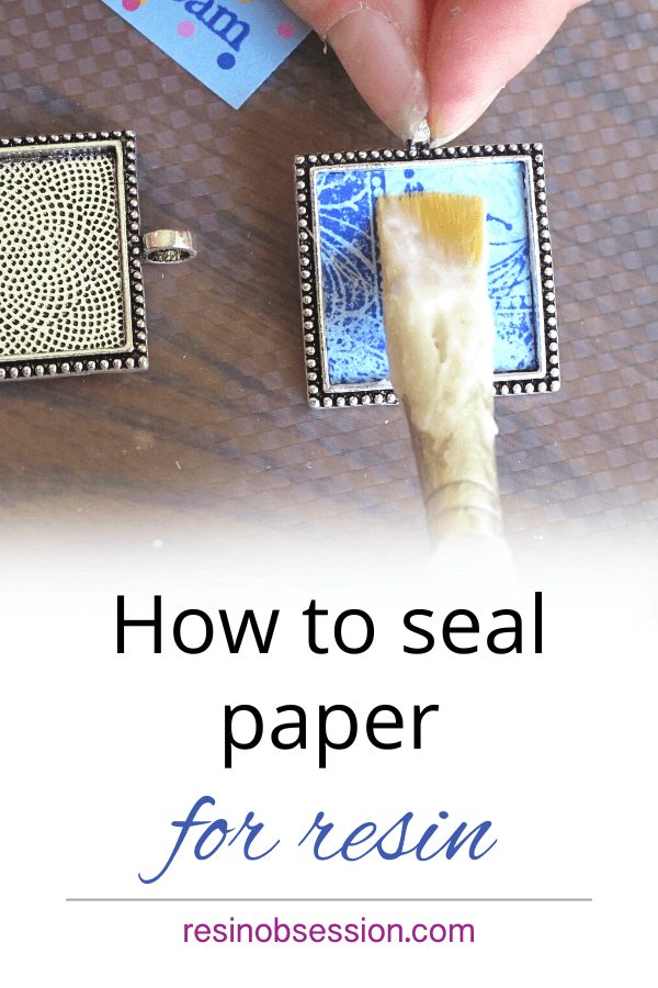 How do you seal a picture before resin? - Salvage Secrets