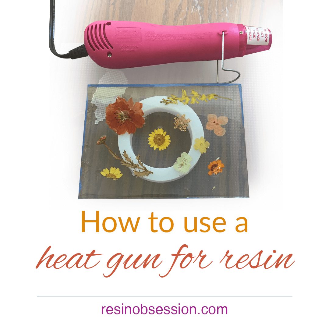 Heat Gun for Epoxy Resin Projects