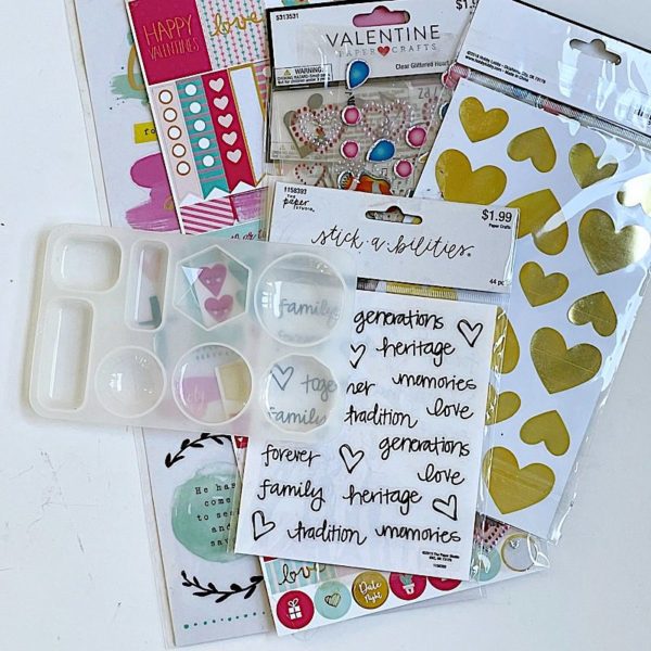 resin supplies kit resin stickers transparent