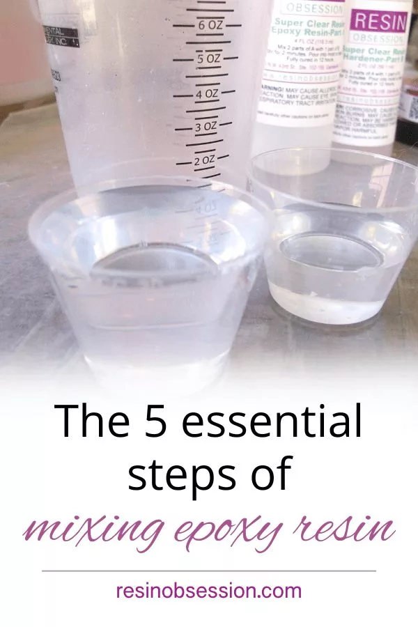 5 essential steps of mixing epoxy resin