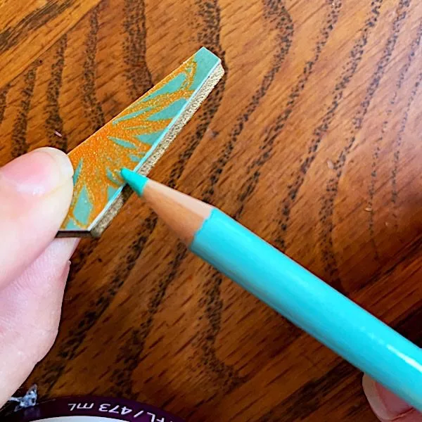 coloring with a pencil