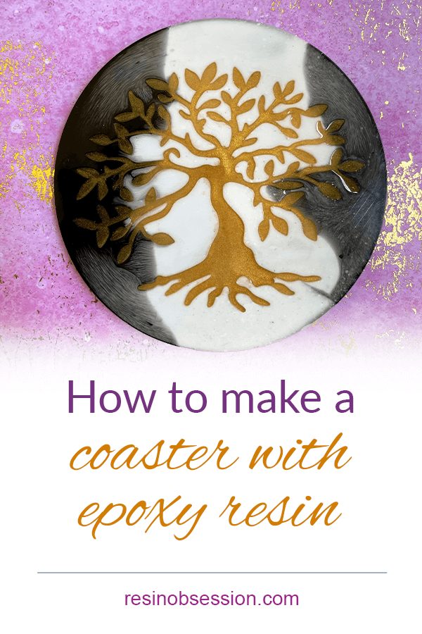 How to make an epoxy coaster