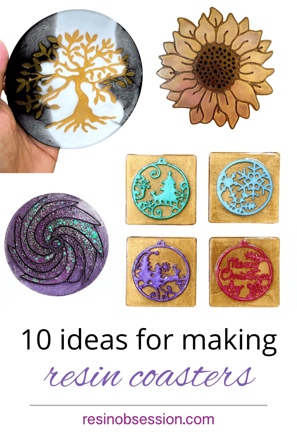 resin coaster ideas