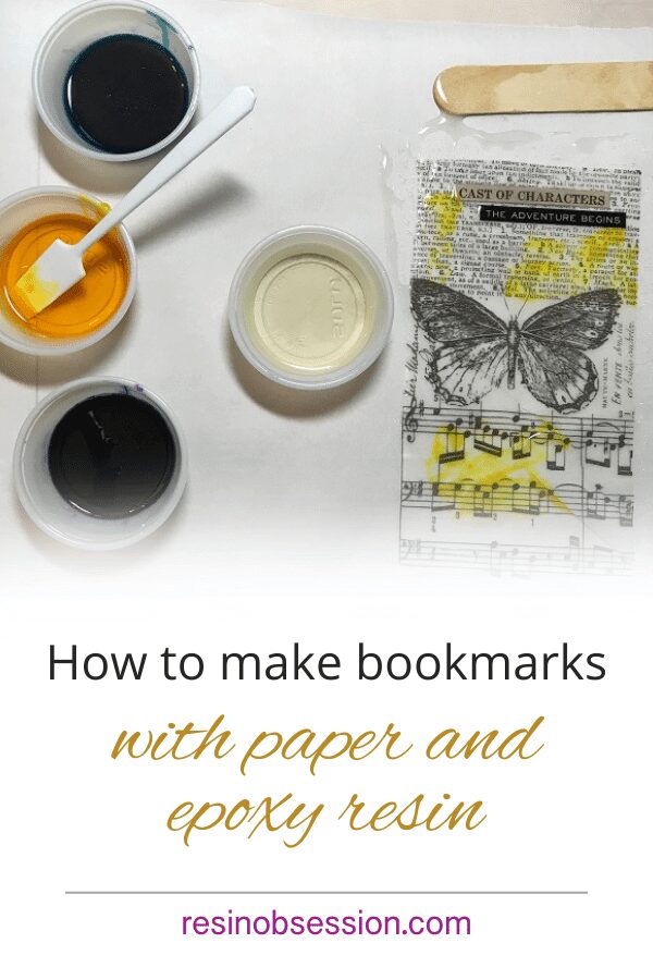 DIY Bookmarks With Paper and Epoxy Resin Resin Obsession