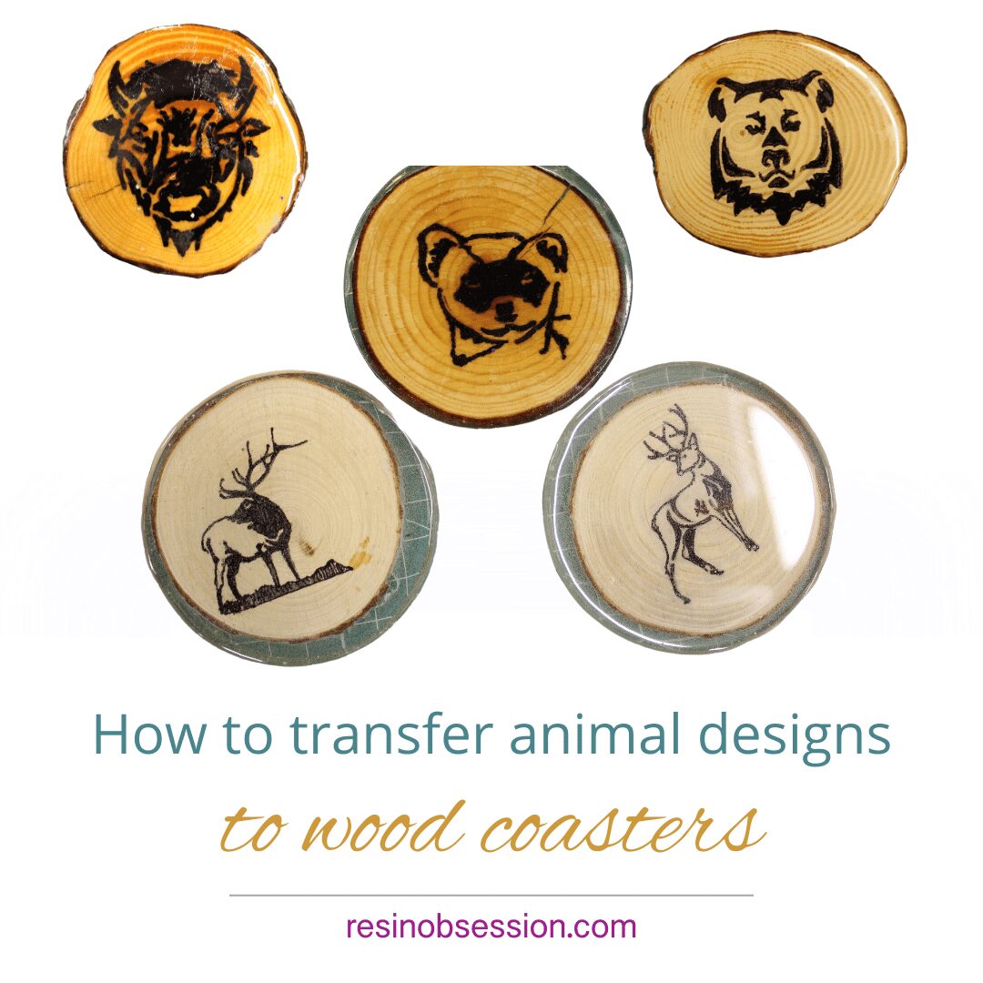 How To Add Animal Images to Wood Coasters