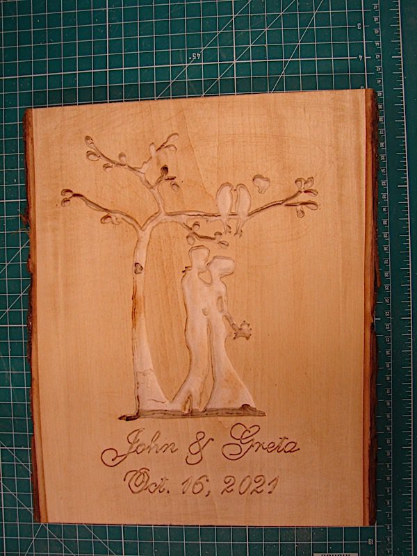 wood with cutout design