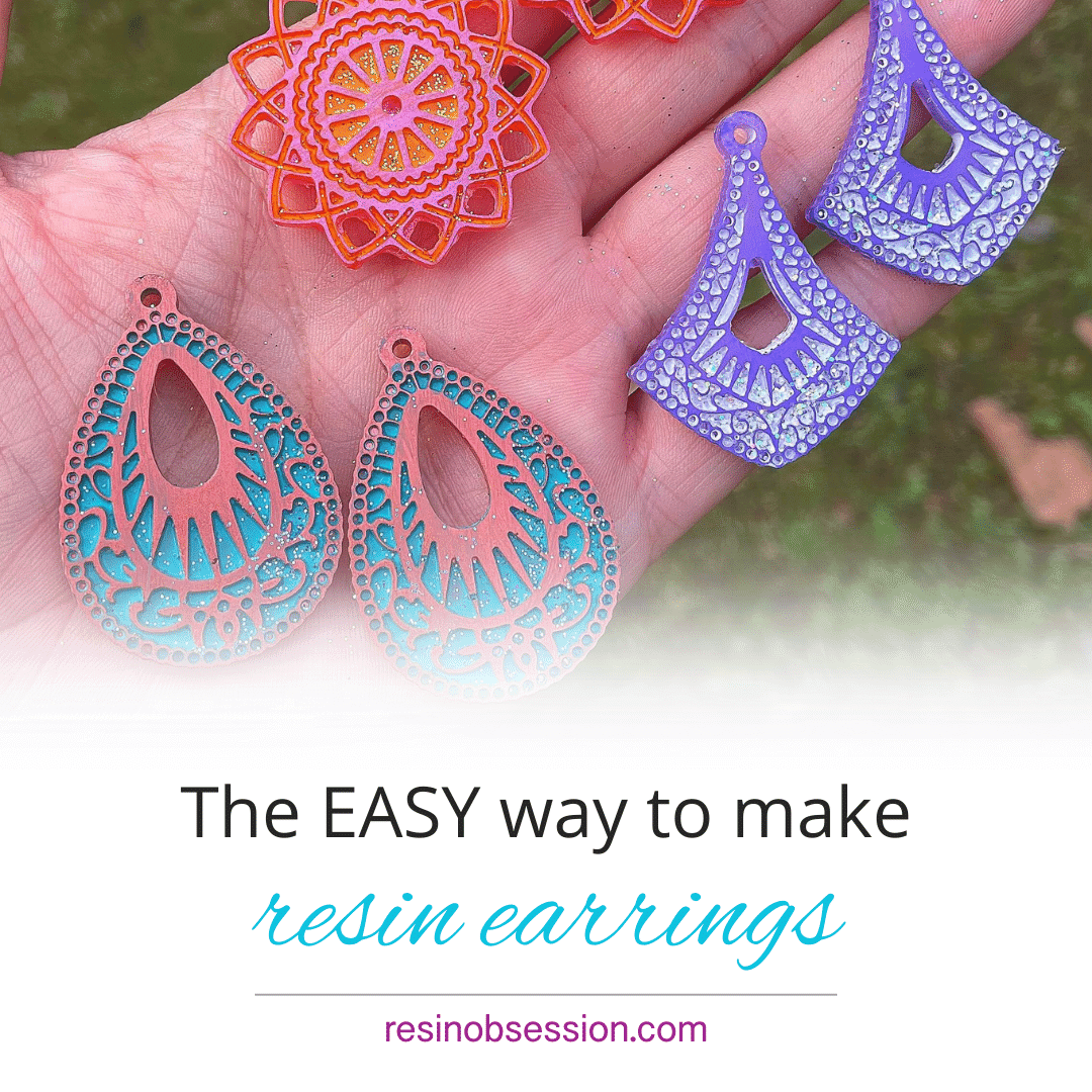 The Secret Sauce to DIY Resin Earrings The EASY Way